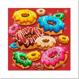 Donuts Party Time Posters and Art